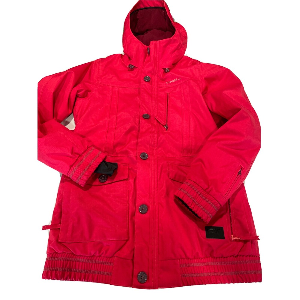 O'Neill Santa Cruz Surfer's Custom Bomber Jacket Red Long Men's Sz M AK93